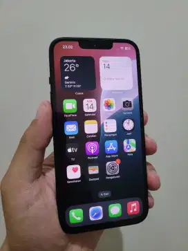 IPhone 14 Black 128Gb ex inter Fullset ada minus