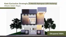 Kost Exclusive Strategis 7 Menit Kampus UIN Malang Akses Jalan Raya