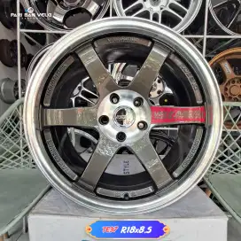 Velg Rays, Te37 Lubang 5
Ring 18 lebar 8,5 pcd. 5x114.3 
et. 37