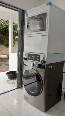 Set mesin laundry coin