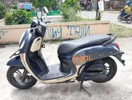 Honda Scoopy stylish th 2021 plat jaksel pajak off bisa cash / kredit