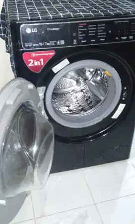 Bu mesin cuci frontloading LG 10/7kg,fulltouchscren(10bln)likenew nego