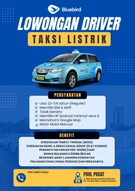 Lowongan pengemudi BlueBird