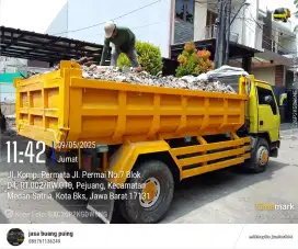 Jasa buang puing dan sampah proyek