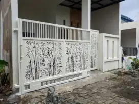 Pagar plat lassercating
