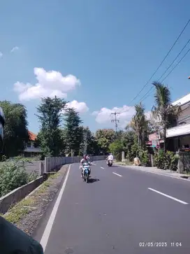 Tanah murah jln raya unud Jimbaran 1000m2 idr 7 JT/m2