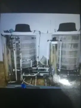 Jasa cuci tangki/toren bak air. Pasang tabung filter air bersih