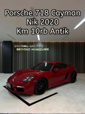 Porsche 718 Cayman 2.0L A/T 2021 Merah Km10rb B11GKS Nik 2020