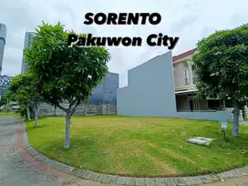 Pakuwon city jual tanah cluster sorento depan taman row paling lebar