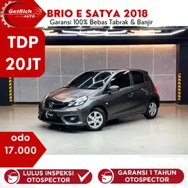 Low km 18Rb!!! Honda Brio Satya 2018 Bensin