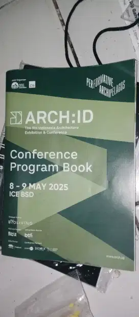 Conference program book arch id 8 dan 9 Mei 2025 buku arsitektur