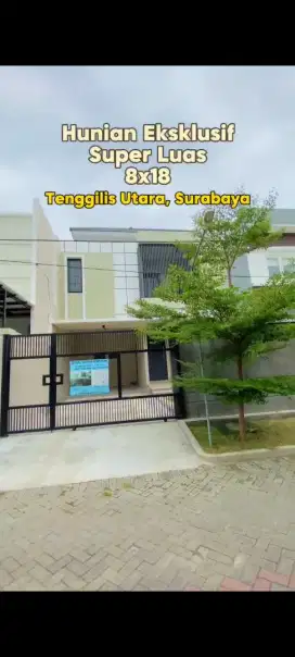 Dijual Rumah Kav 1 Tenggilis Utara, 144m² SHM, 4KT, Siap Huni