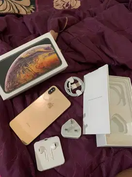 Housing Iphone XS MAX GOLD + LCD + BOX (Mesin Kosong)