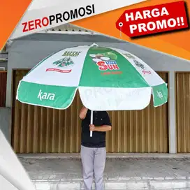 Payung parasol branding custom logo