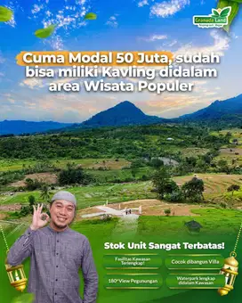 Tanah Kavling dan Vila di Area Eduwisata Puncak 2 Bogor