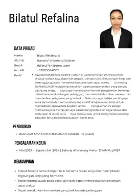 Mencari pekerjaan sebagai waiters