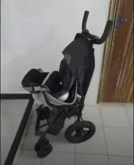 Stroller Microlite (brand luar) dan alat belajar jalan Baby