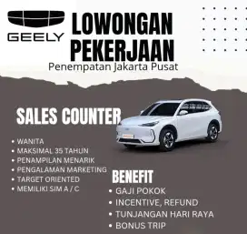 Sales executive dan sales counter