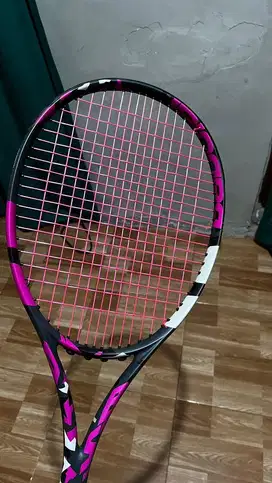 DIJUAL RAKET TENIS BABOLAT PURE AERO PINK - KONDISI MULUS - NEGO