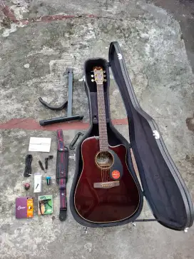 Gitar Akustik/Elektrik Fender CD60 SCE AM+Hardcase