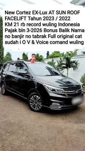 wuling CORTEZ/cortez 2023/2022 EX L-AT KM 21rb  FREE BALIK NAMA DKI YA