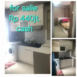 Di jual cepat harga BU type 2bedroom siap huni apt Bassura