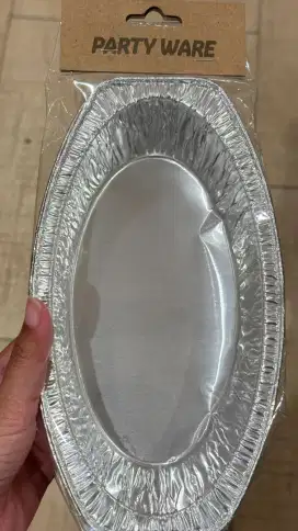 Almunium foil oval