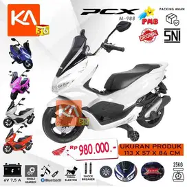 Motor Aki Anak Honda PMB PCX 988 M988 Motor Mainan Anak Murah