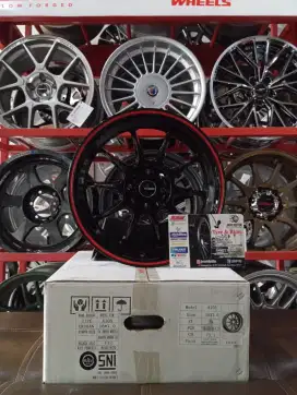 Velg ze40 time attack r16 4x100/114 lbr7 et38