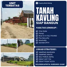 Tanah Kavling Siap Bangun Harga Murah Samping Bandara