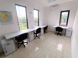 Sewa Ruang Kantor Private Office 4Pax Cuma 4jt/Bln dekat Harmoni