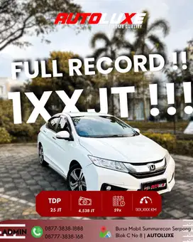 FULL RECORD HONDA SERPONG !! READY HONDA CITY RS 2015 AT