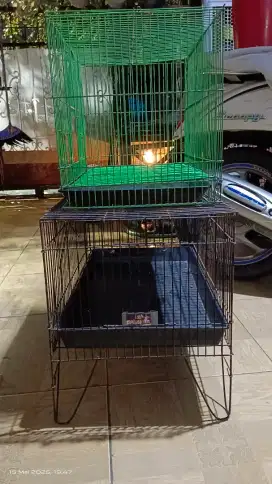 Kandang mandian burung dan kandang hurung kotak