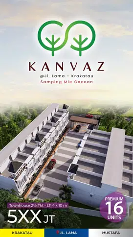 New launching komplek the kanvaz jalan lama daerah krakatau mustafa