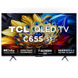 Tv tcl 55c655  Tv qled terbaru