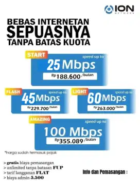 Promo Pemasangan Wifi Ion