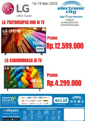 LG 43NANO80ASA AI TV New Series 2025