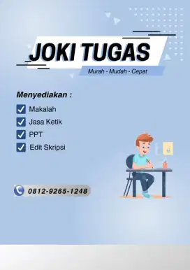 Jasa pembuatan makalah & edit skripsi