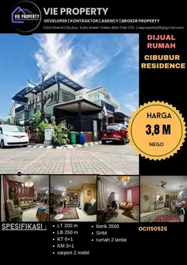 Cibubur Residence, Hoek, harga terbaik