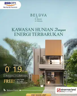 Kawasan hunian terbaru TERRAVIA BELOVA Classic by Sinarmasland BSDCity