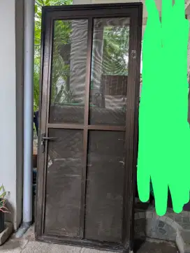 Pintu rang nyamuk aluminium 2 meter 2 unit