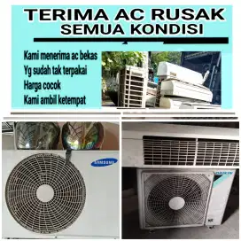 Terima ac bekas rusak