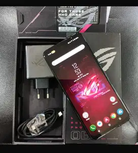 Jual asus rog 6 ram 8/256 second fullset original mulus