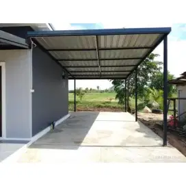 002 kanopi atap upvc alderon double layer