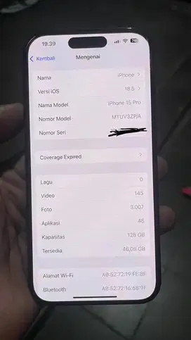 iPhone 15 Pro Non Bea Cukai