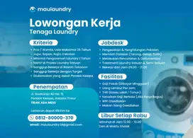 Lowongan Kerja (Loker) Laundry Bagian Sortir & Satuan