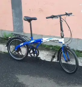 Jual sepeda lipat hawk uk 20 speed 7