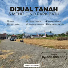 Tanah 1 Unit Siap Bangun Kota Batu Dekat Dino Park
