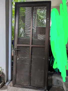 Pintu aluminium rang nyamuk
