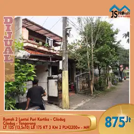 DIJUAL Butuh Rumah 2 Lantai Puri Kartika – Ciledug  Tangerang - MH